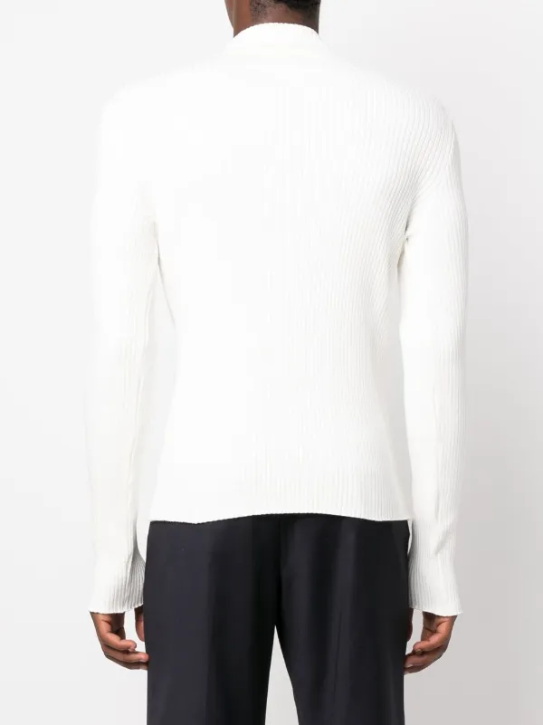 Courrèges リブニット セーター | ホワイト | FARFETCH JP