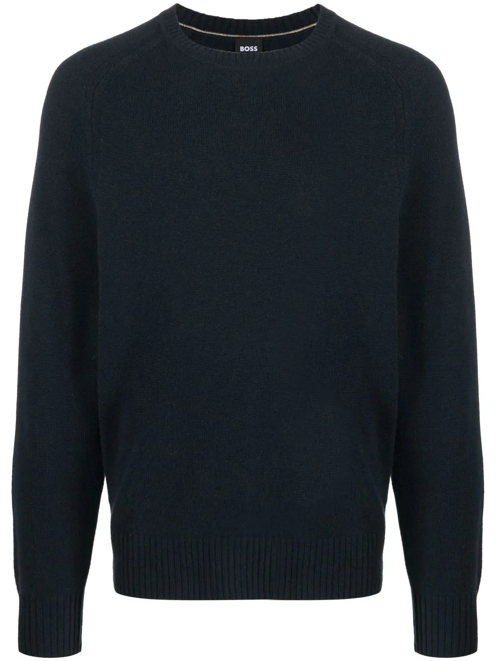 

BOSS crew neck cashmere jumper - Blue