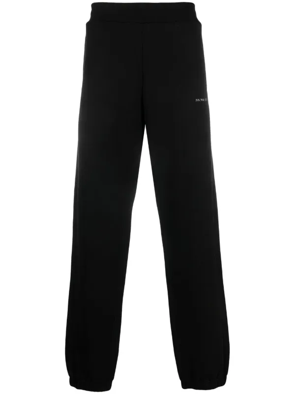 Moncler Cotton logo embellished Joggers Farfetch