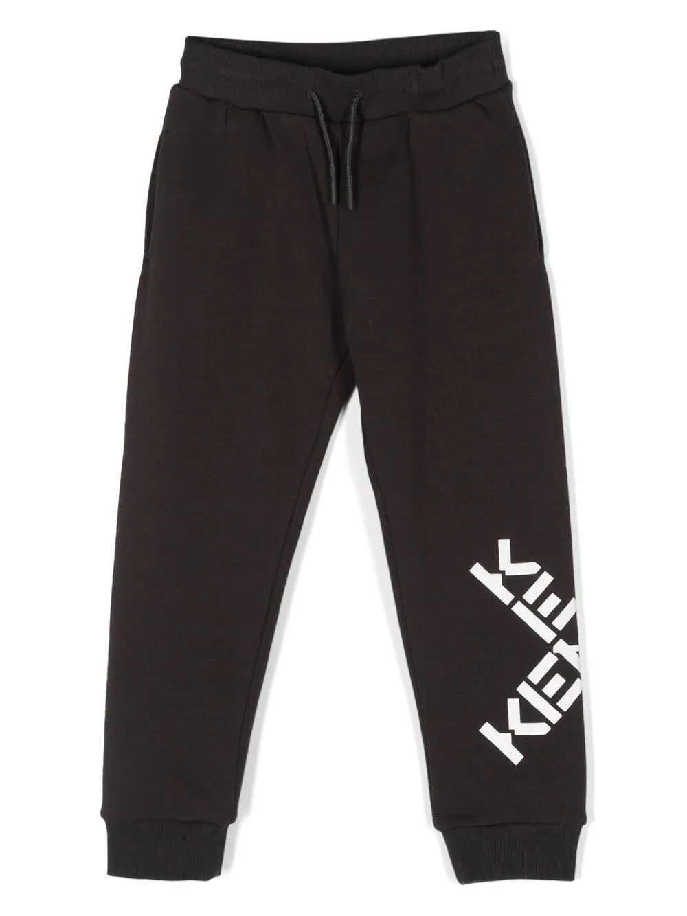 

Kenzo Kids pants con logo estampado - Gris