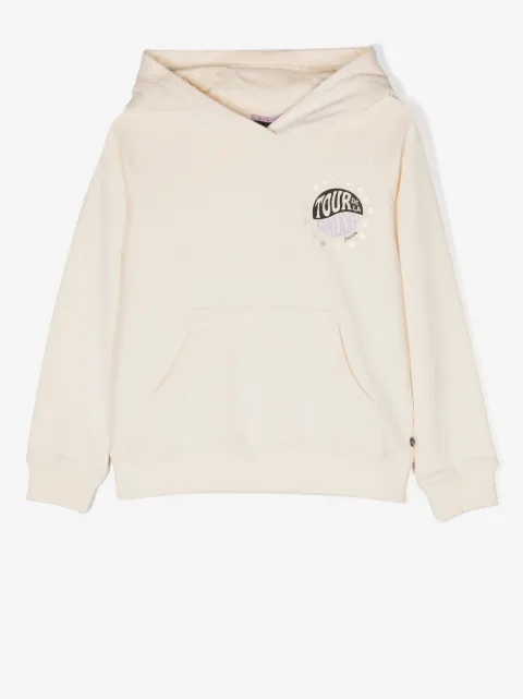 Scotch & Soda slogan-print cotton hoodie
