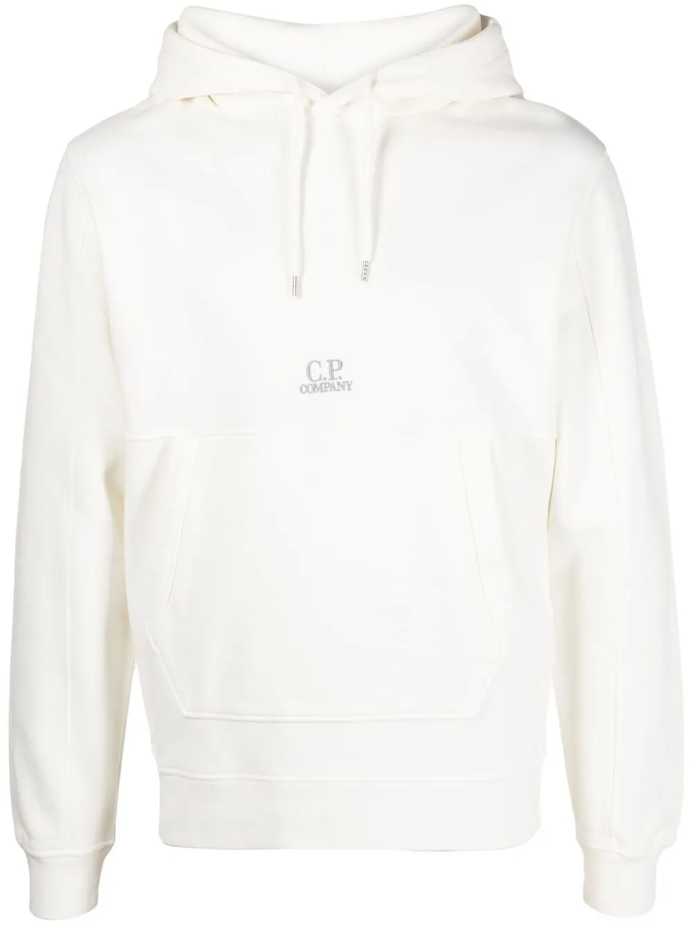 

C.P. Company hoodie con logo bordado - Blanco