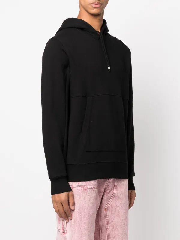パーカー・フーディ C.P. Company LOGO COTTON HOODIE C.P. Company logo-print Cotton Hoodie | Black | FARFETCH