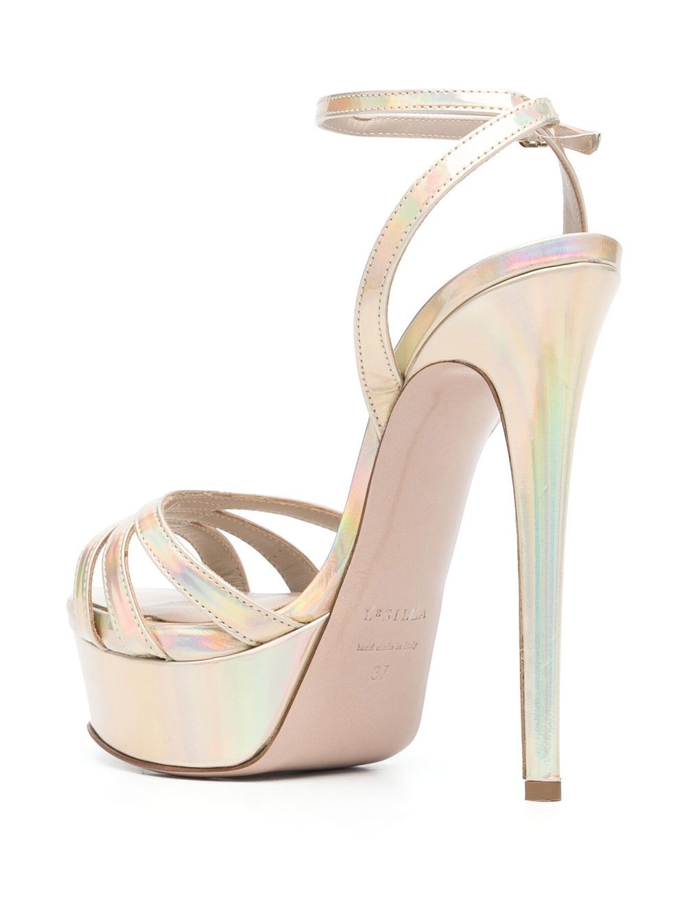 Le Silla Lola holographic 140mm sandals Women