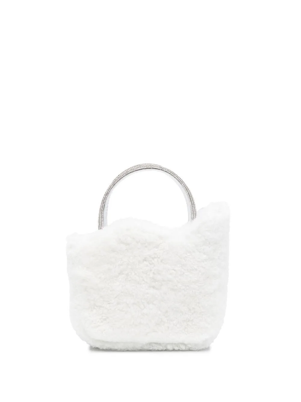 

Le Silla Ivy shearling micro bag - White