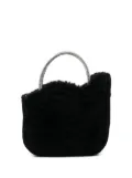 Le Silla micro Ivy shearling bag - Black