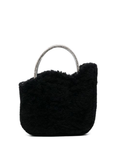 Le Silla micro Ivy shearling bag Women