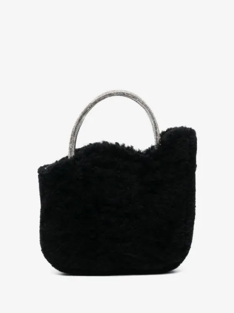Le Silla micro Ivy shearling bag
