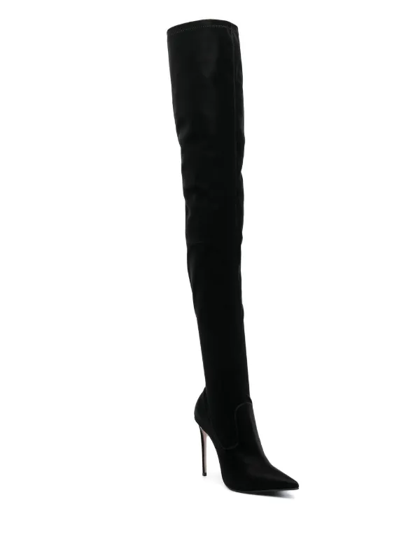 Black thigh boots hotsell