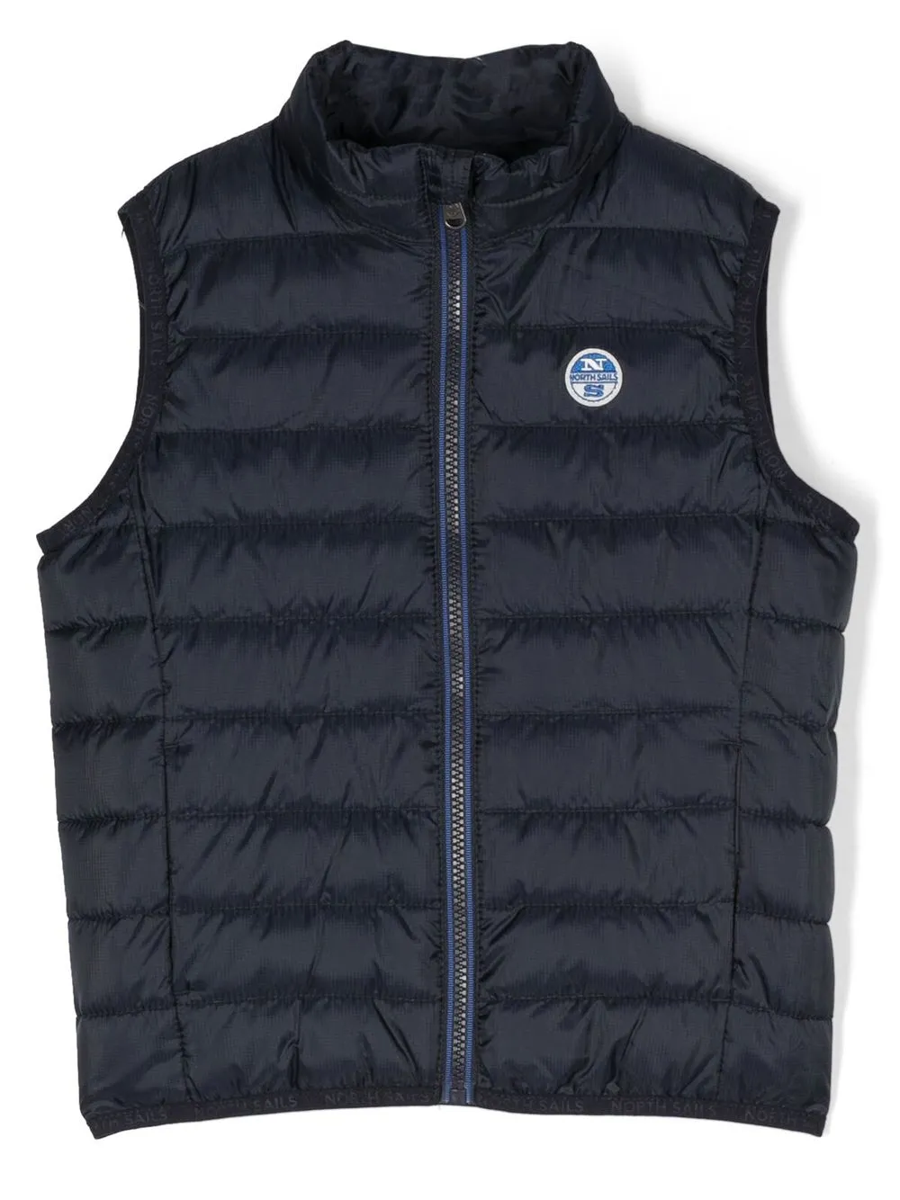 

North Sails Kids logo-patch padded gilet - Blue