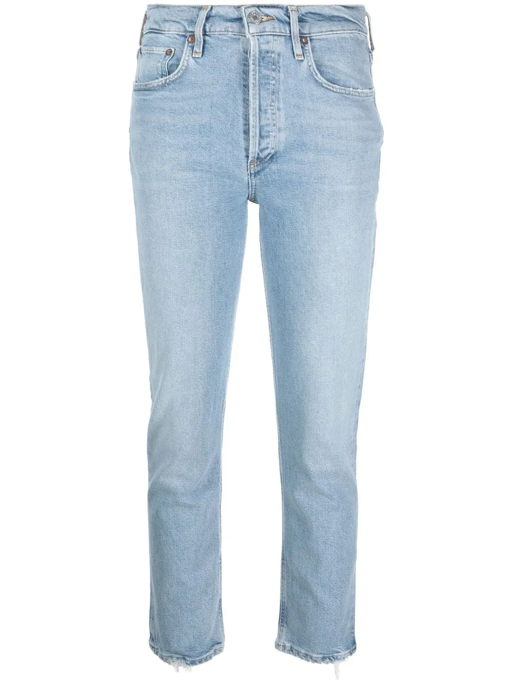 

AGOLDE high-waist straight-leg jeans - Blue