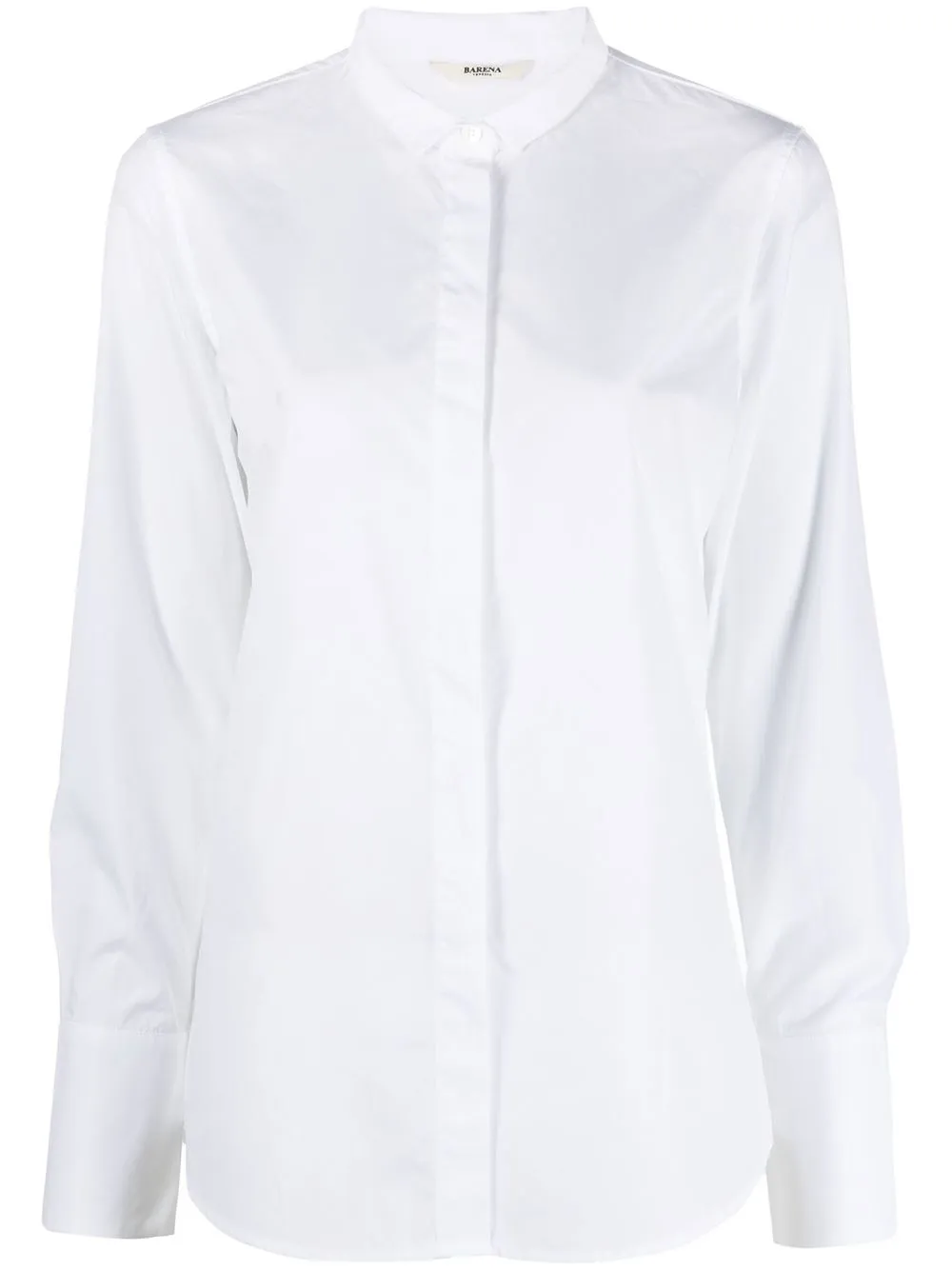 

Barena camisa ajustada con botones - Blanco