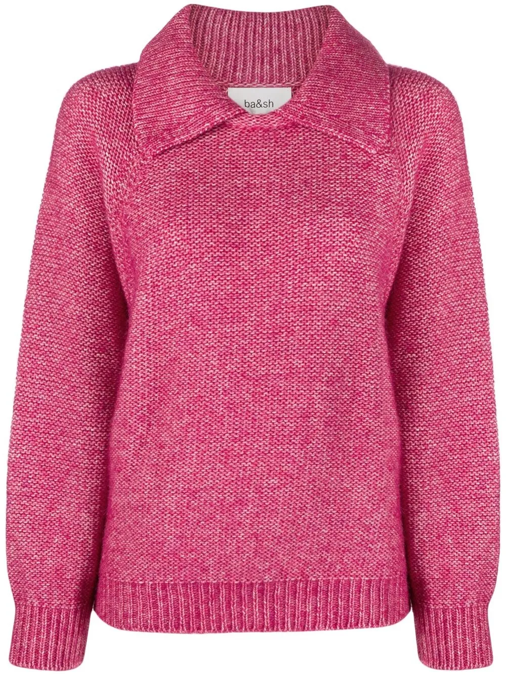 

Ba&Sh pointed flat collar jumper - Pink