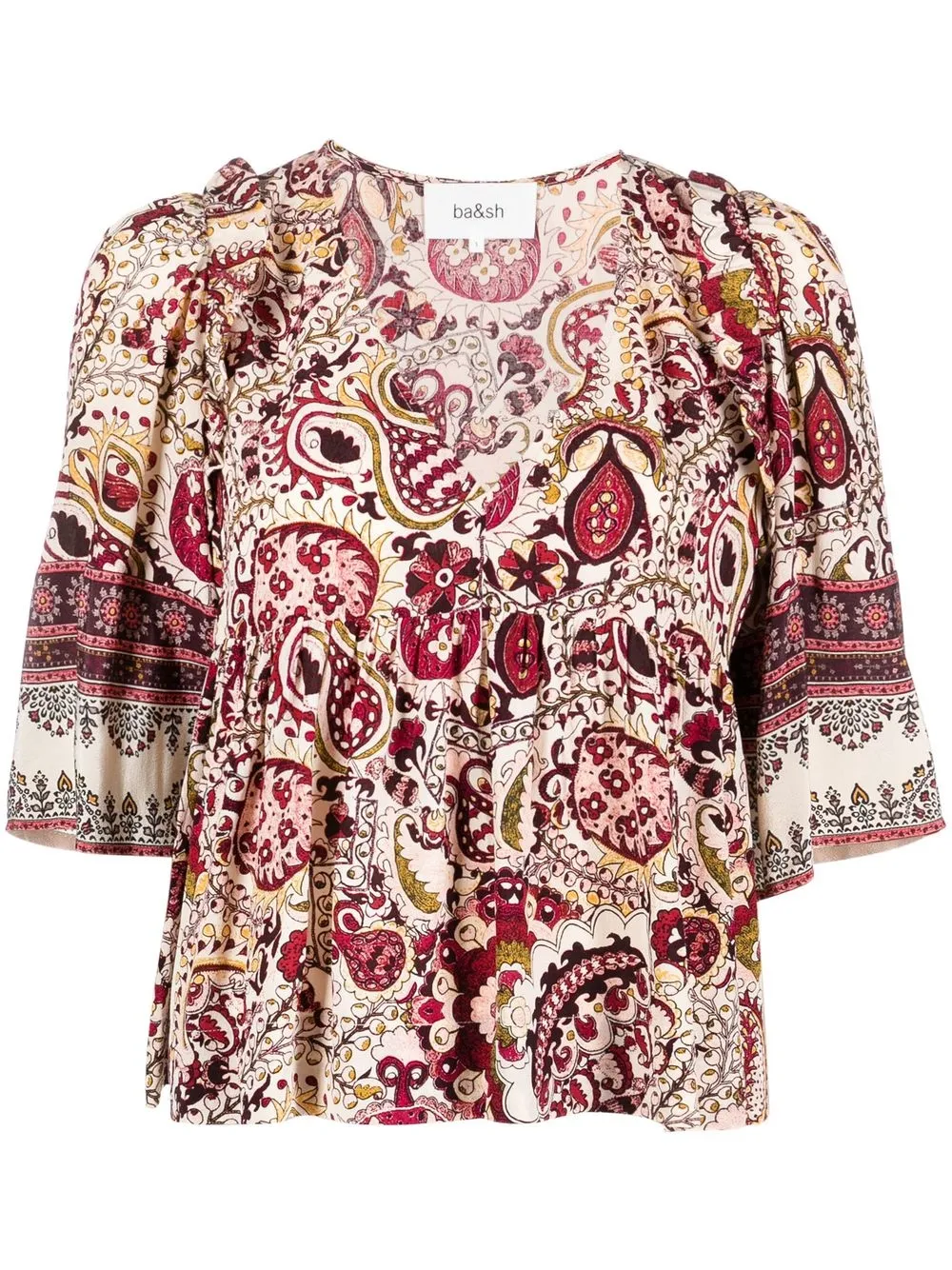 

Ba&Sh Zarry paisley-print blouse - Neutrals