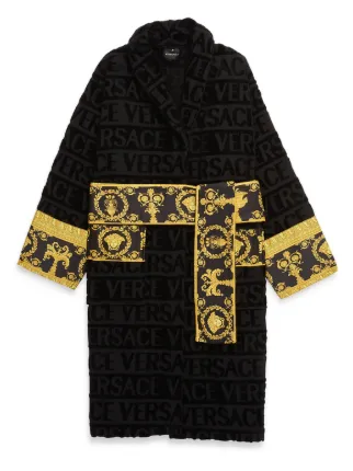 Versace Roup o De Banho I Love Baroque Preto FARFETCH BR