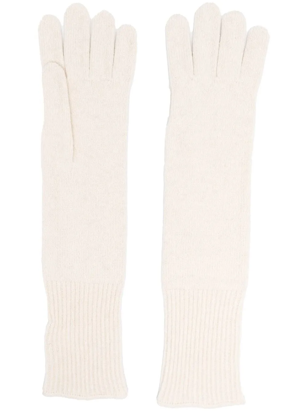 

Malo full-finger cashmere gloves - Neutrals