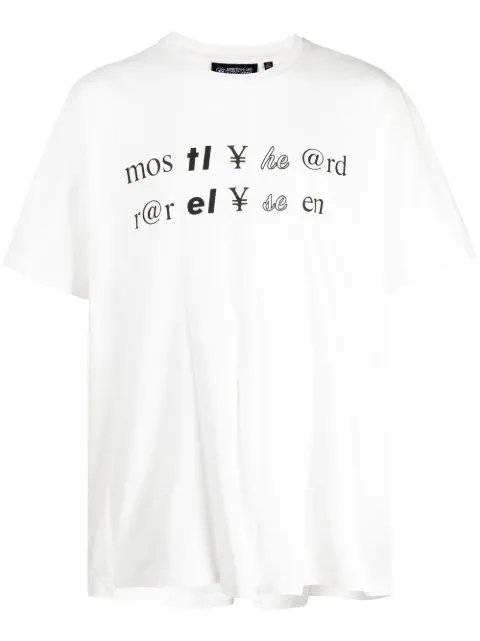 Mostly Heard Rarely Seen playera con estampado gráfico 