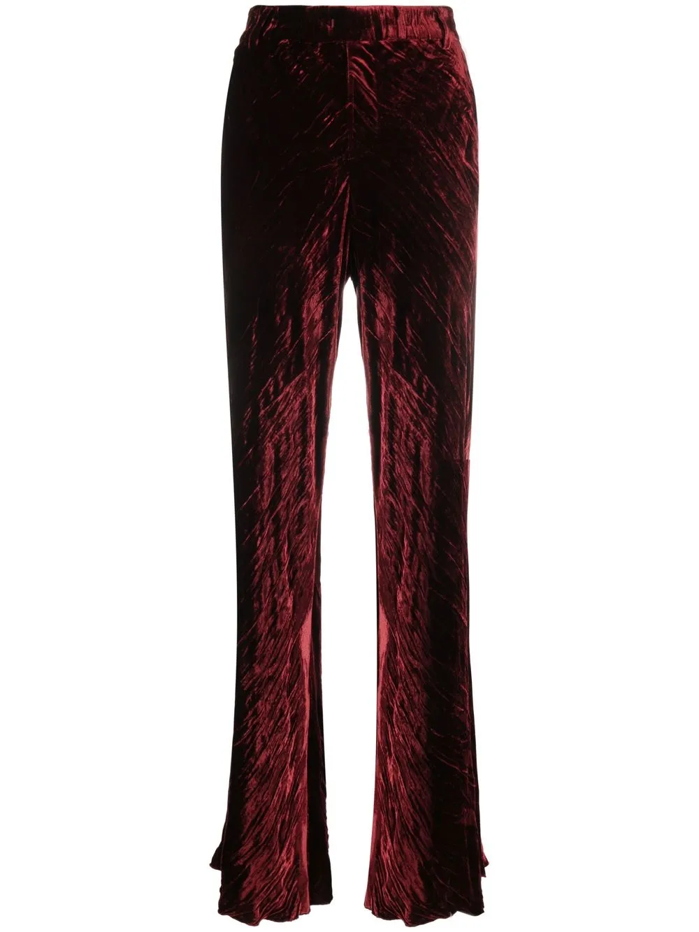 

ETRO pantalones acampanados Froissé - Rojo