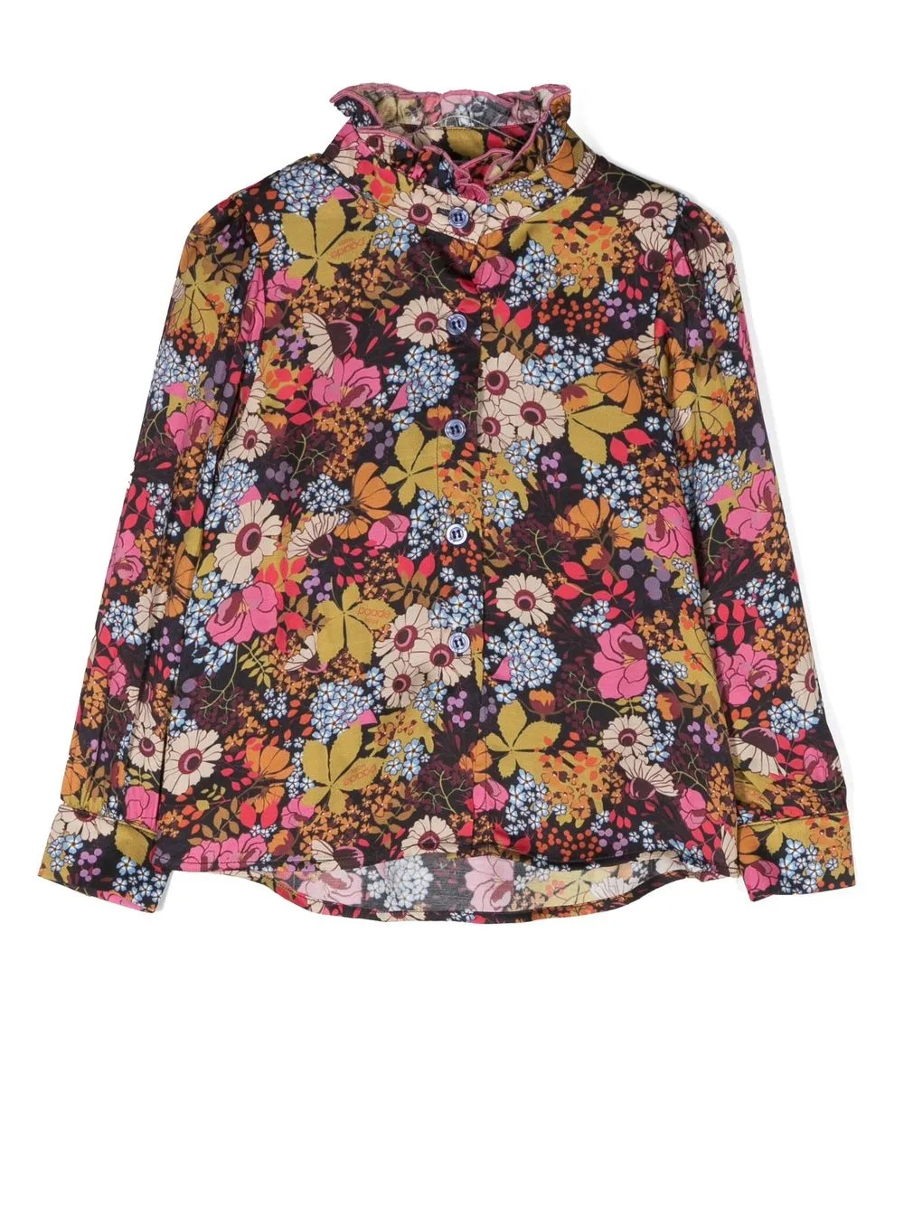 

PAADE MODE floral pullover blouse - Black