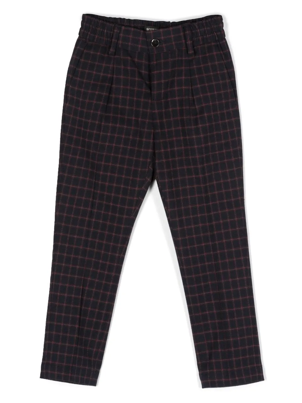 

Scotch & Soda pantalones de vestir con cuadros estampados - Negro