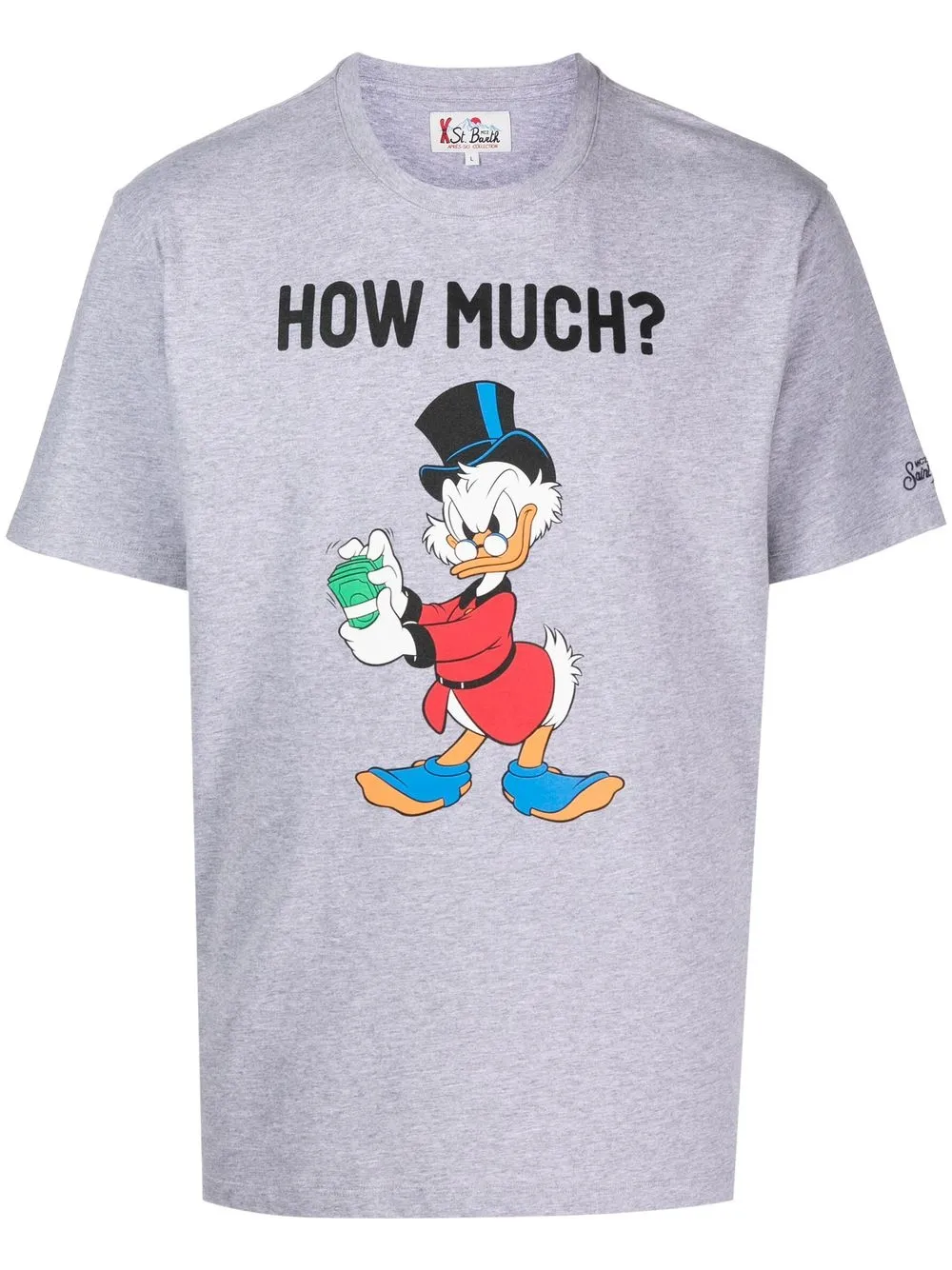 

MC2 Saint Barth How Much Scrooge T-shirt - Grey