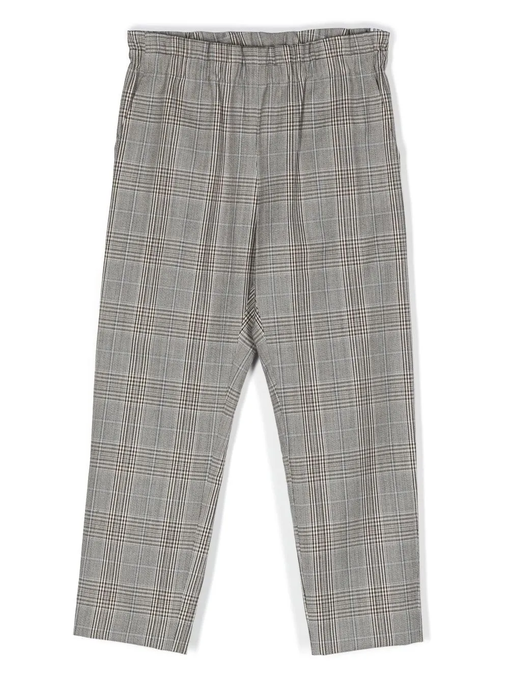 

Bonpoint check-print trousers - Grey