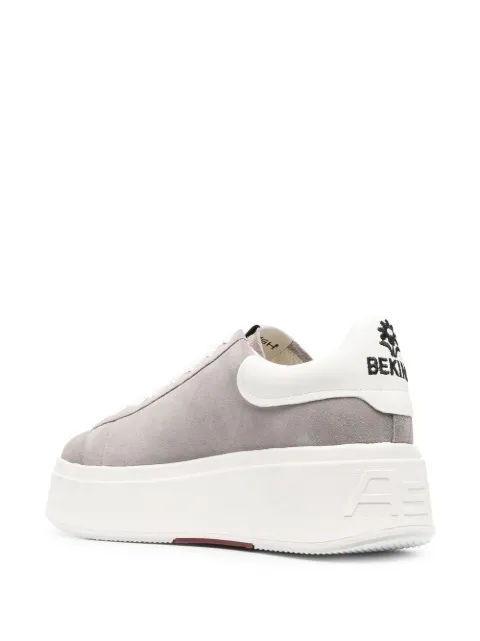 ash moby leather platform sneakers