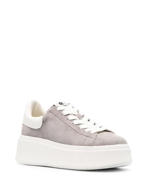 ash moby leather platform sneakers