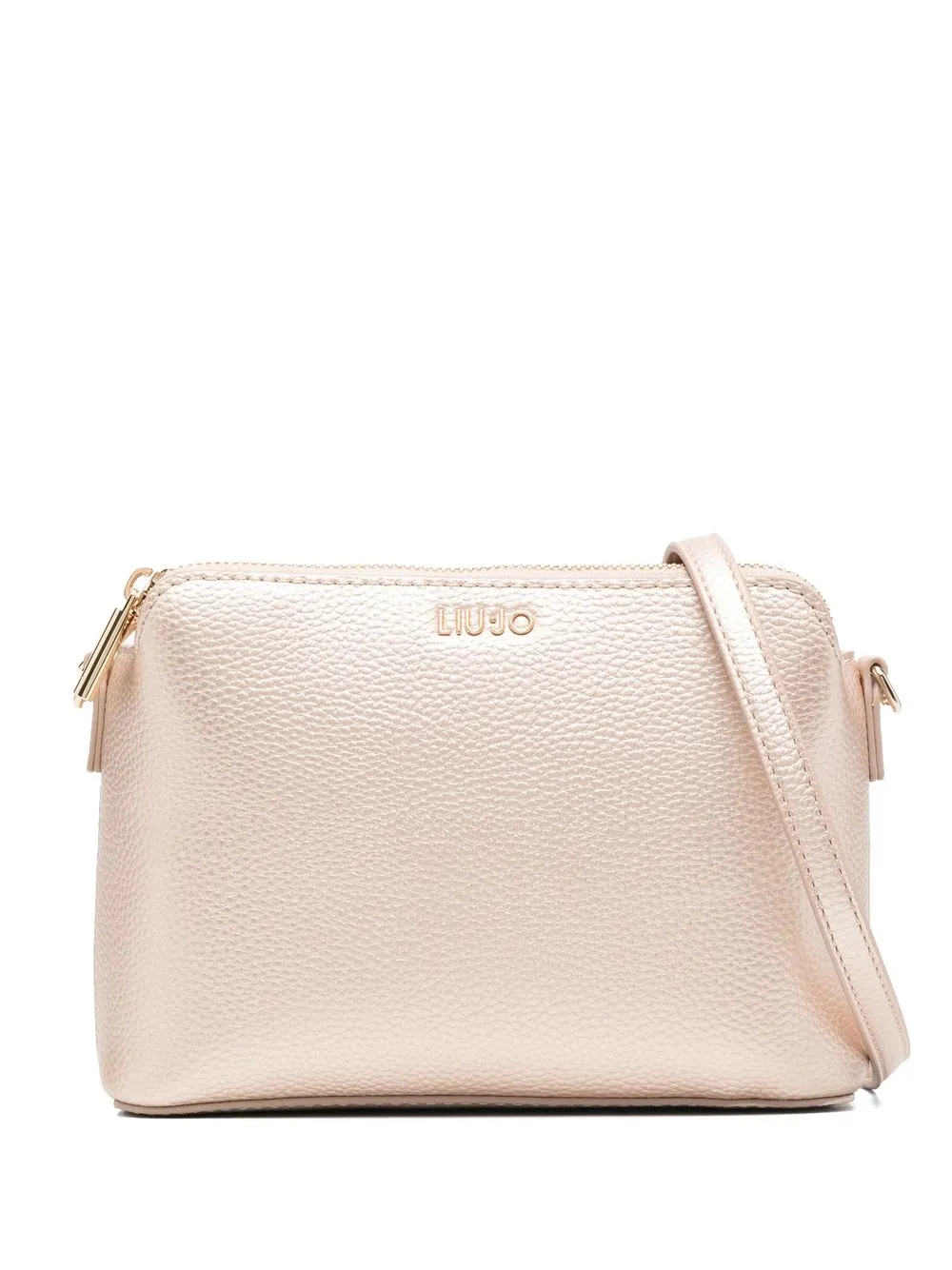 

LIU JO bolsa crossbody metalizada - Dorado