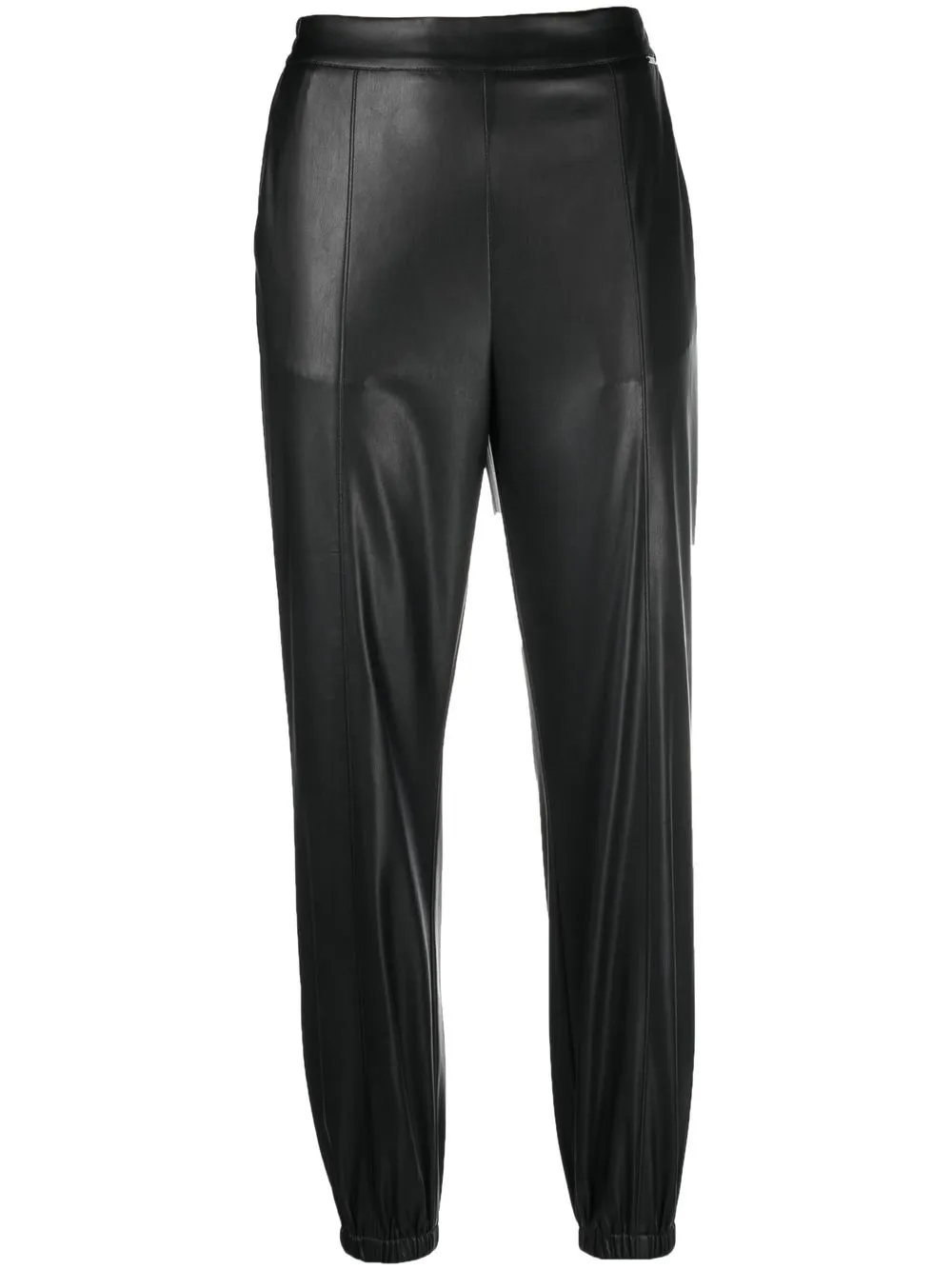 

LIU JO tapered high-waist trousers - Black