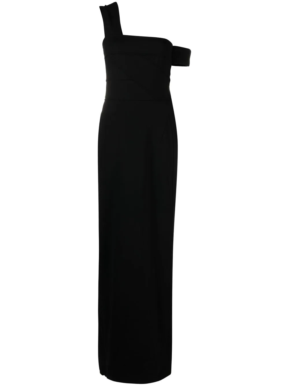 

Alexander McQueen one-shoulder maxi dress - Black