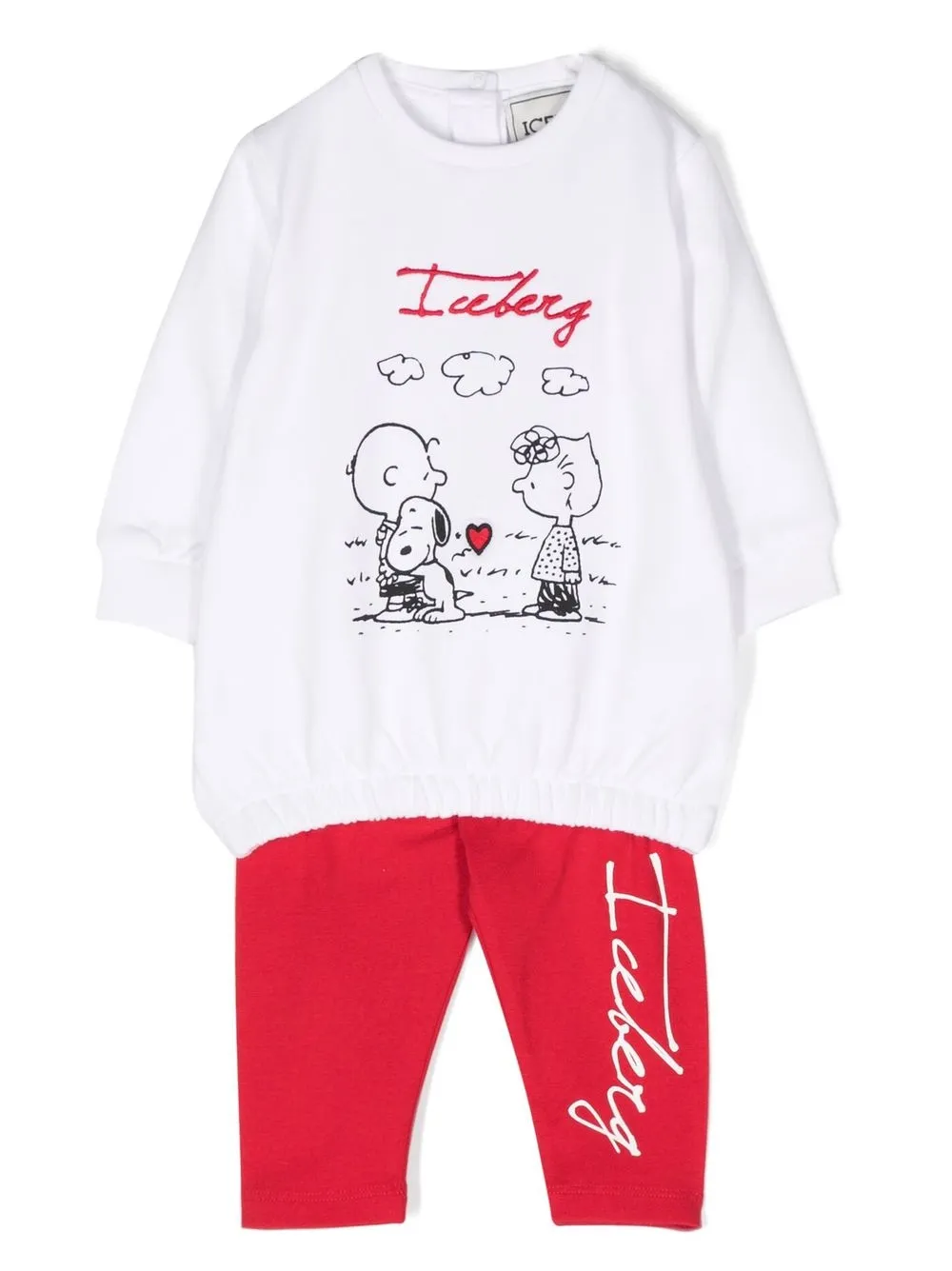 

Iceberg Kids pants con estampado gráfico - Blanco