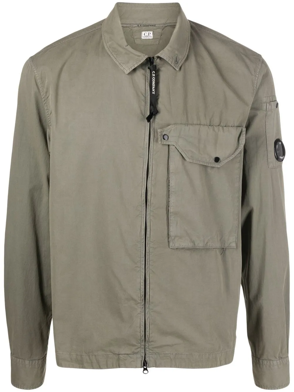 

C.P. Company Lens-detail shirt jacket - Green