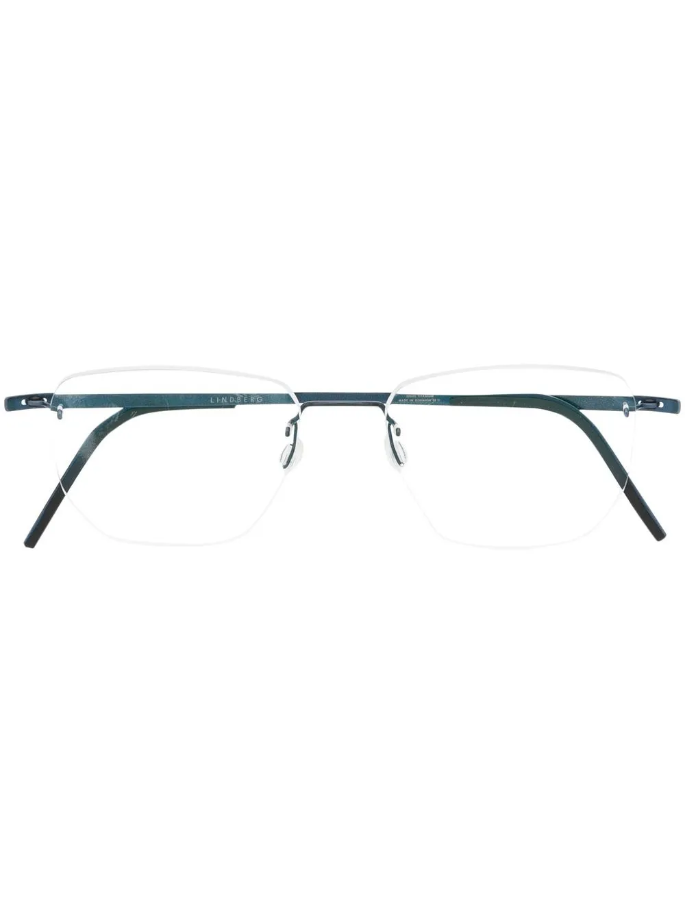 

Lindberg lentes cuadrados sin armazón - Azul