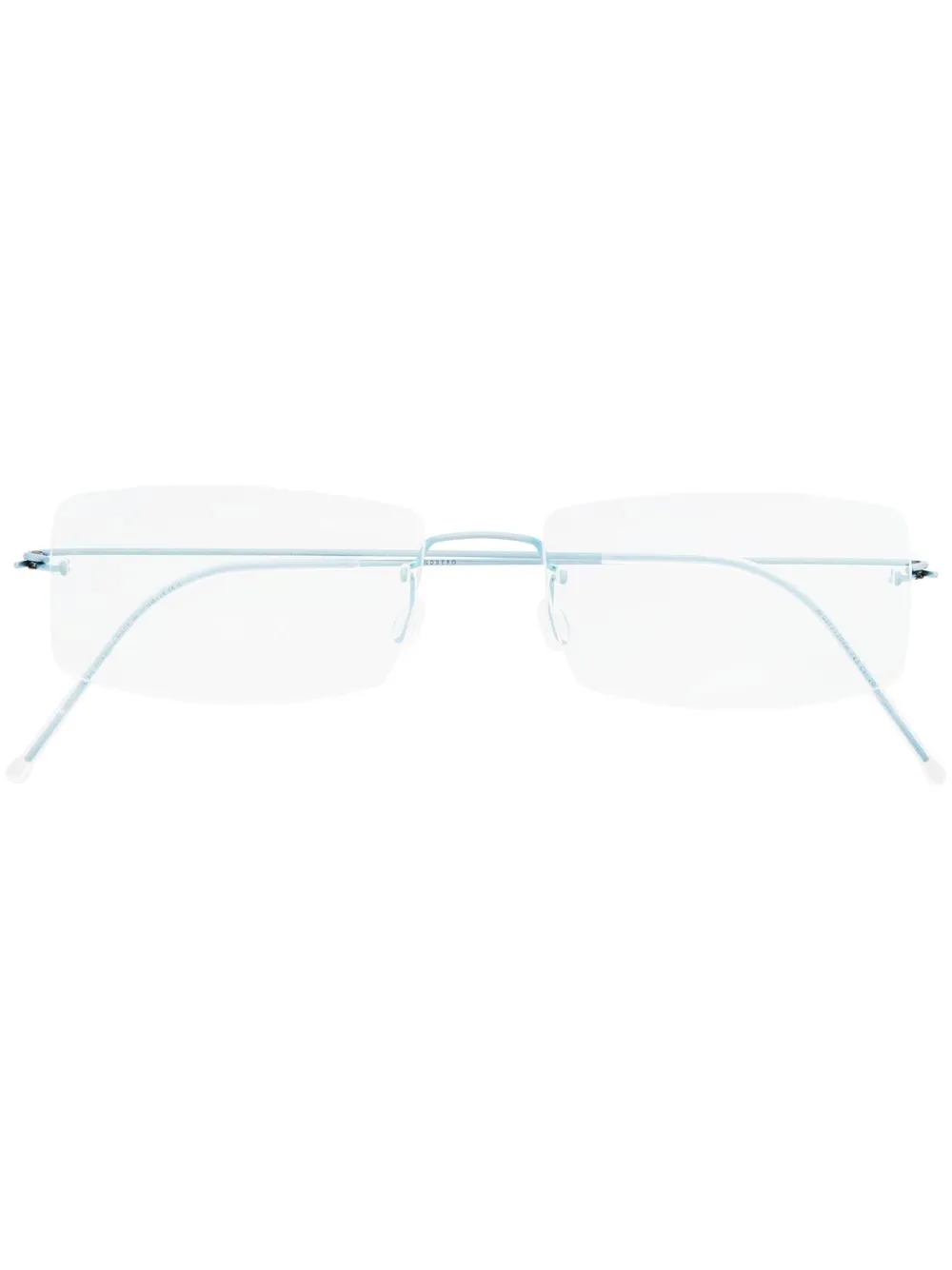 

Lindberg lentes rectangulares sin armazón - Azul