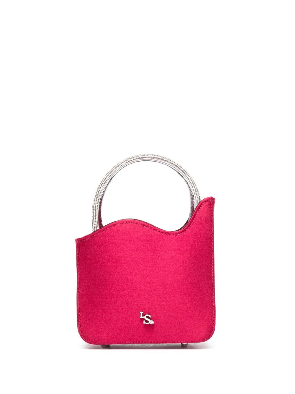 

Le Silla Ivy logo-plaque micro-bag - Red