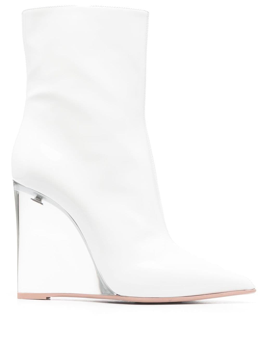 Le Silla Kira 115mm Ankle Boots In White