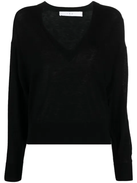 IRO fine-knit V-neck jumper