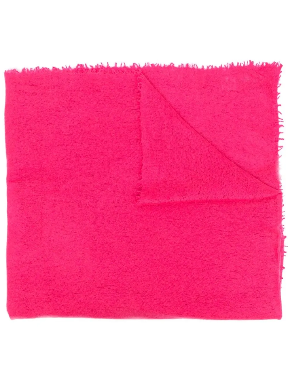 

MOULETA raw-edge cashmere scarf - Pink