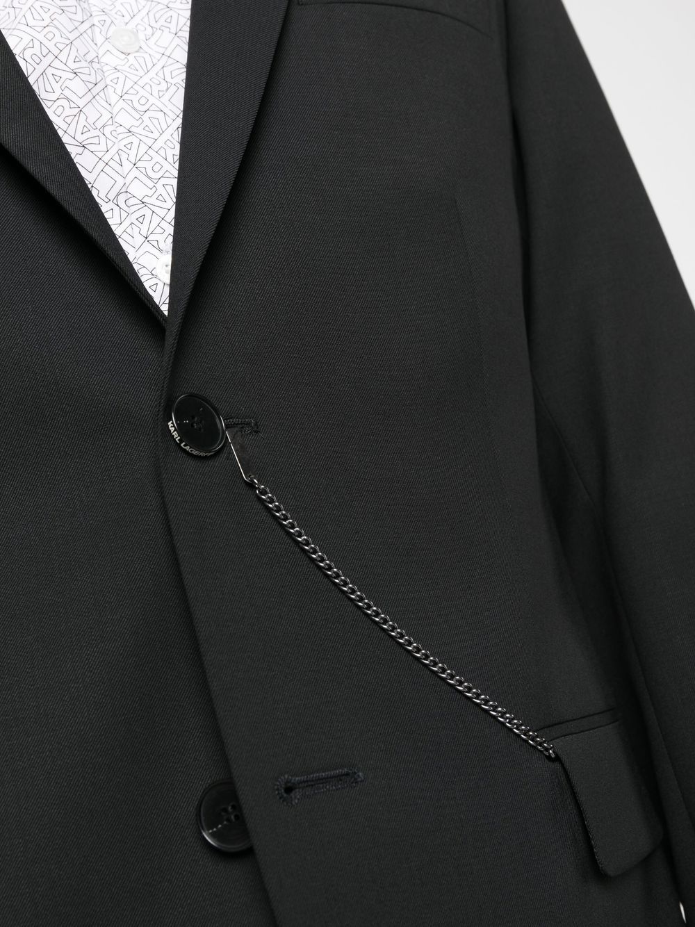 Karl Lagerfeld Stack chain-detail Blazer - Farfetch