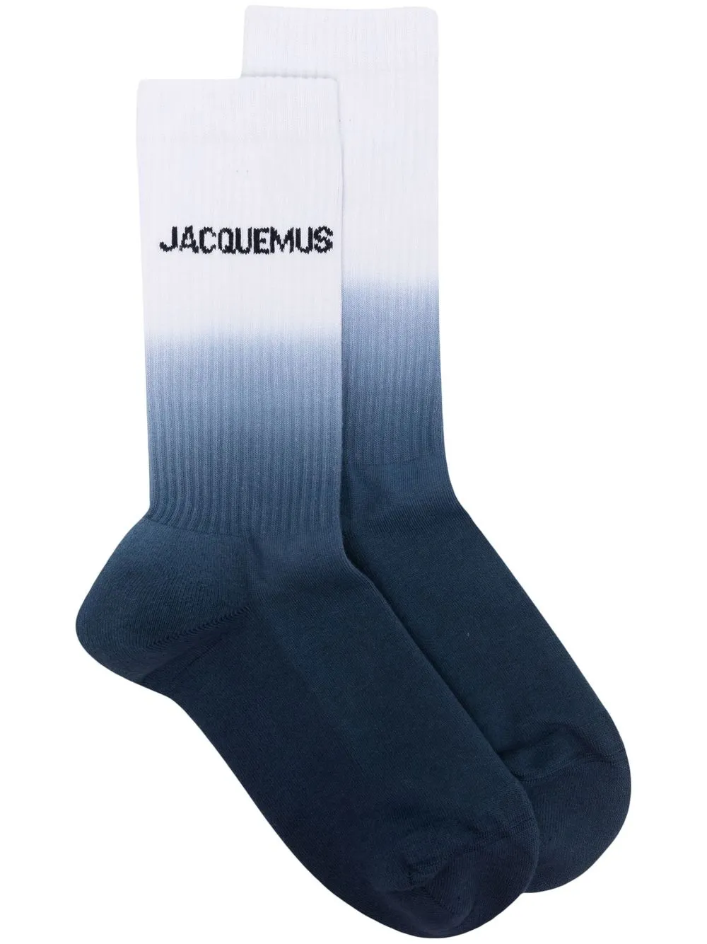 

Jacquemus calcetines con logo estampado - Azul