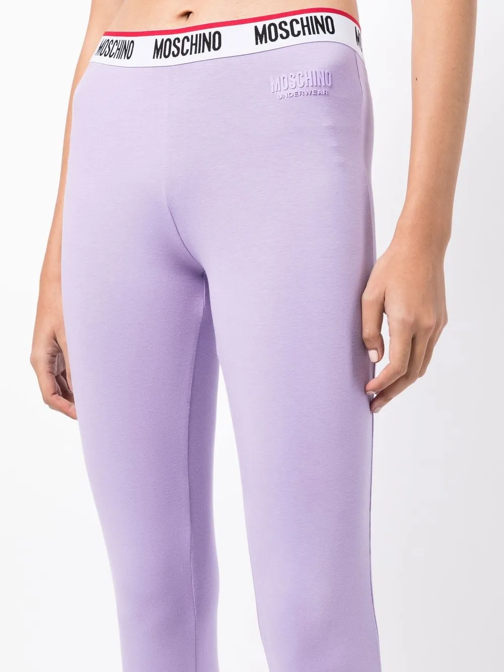 Moschino logo-waistband detail leggings | Smart Closet