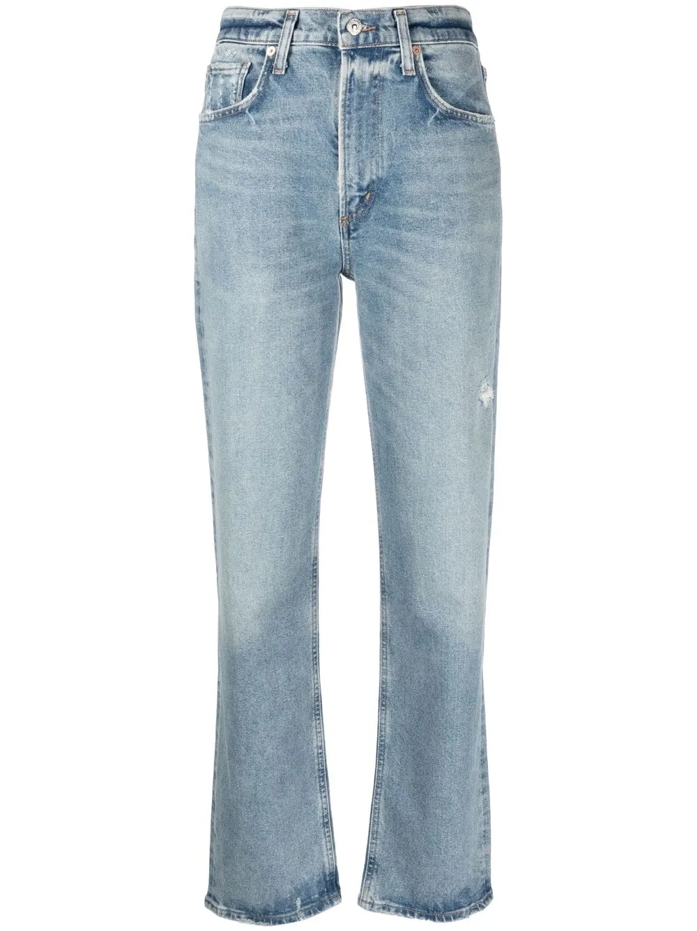 

Citizens of Humanity jeans rectos con efecto lavado - Azul