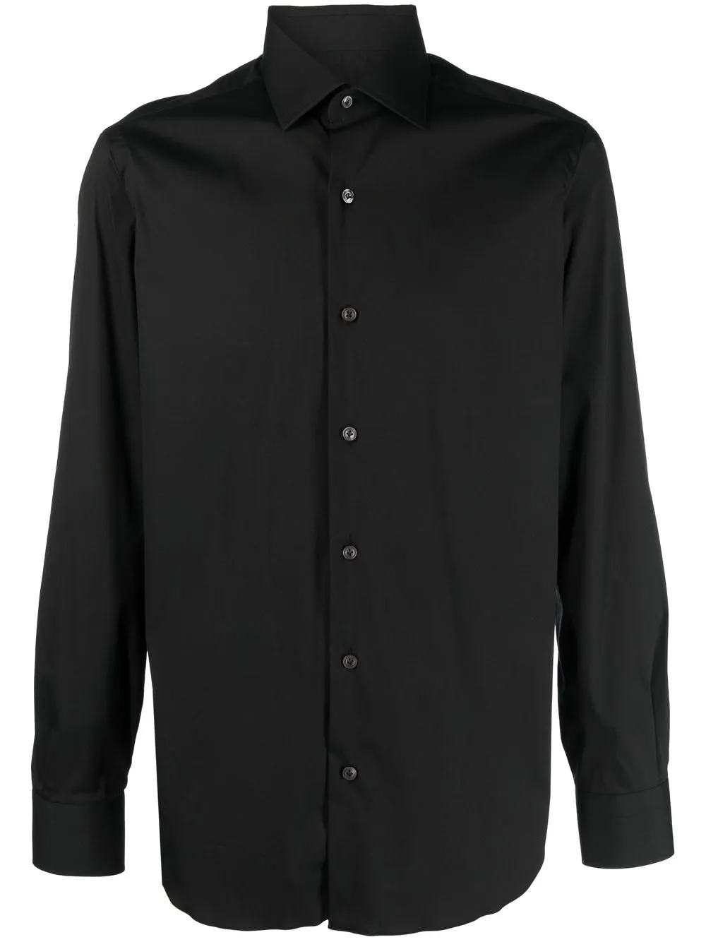 

Barba long-sleeve button down shirt - Black