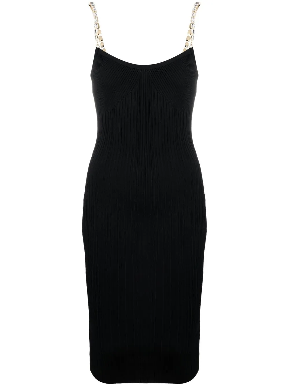 

Elisabetta Franchi stone-embellished midi dress - Black