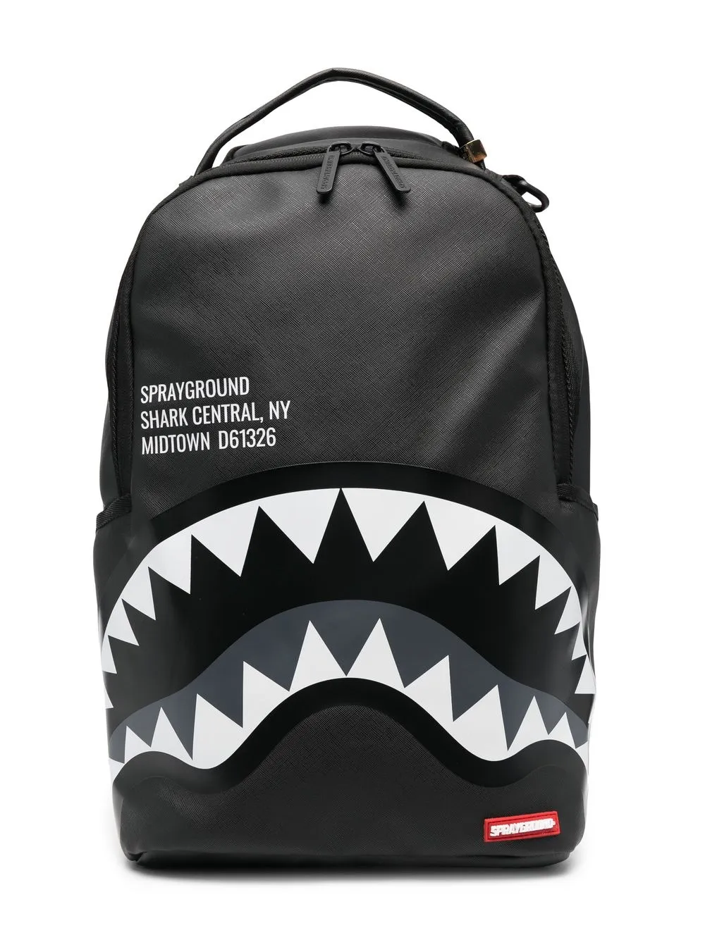 

sprayground kid Shark Central Greytone backpack - Black