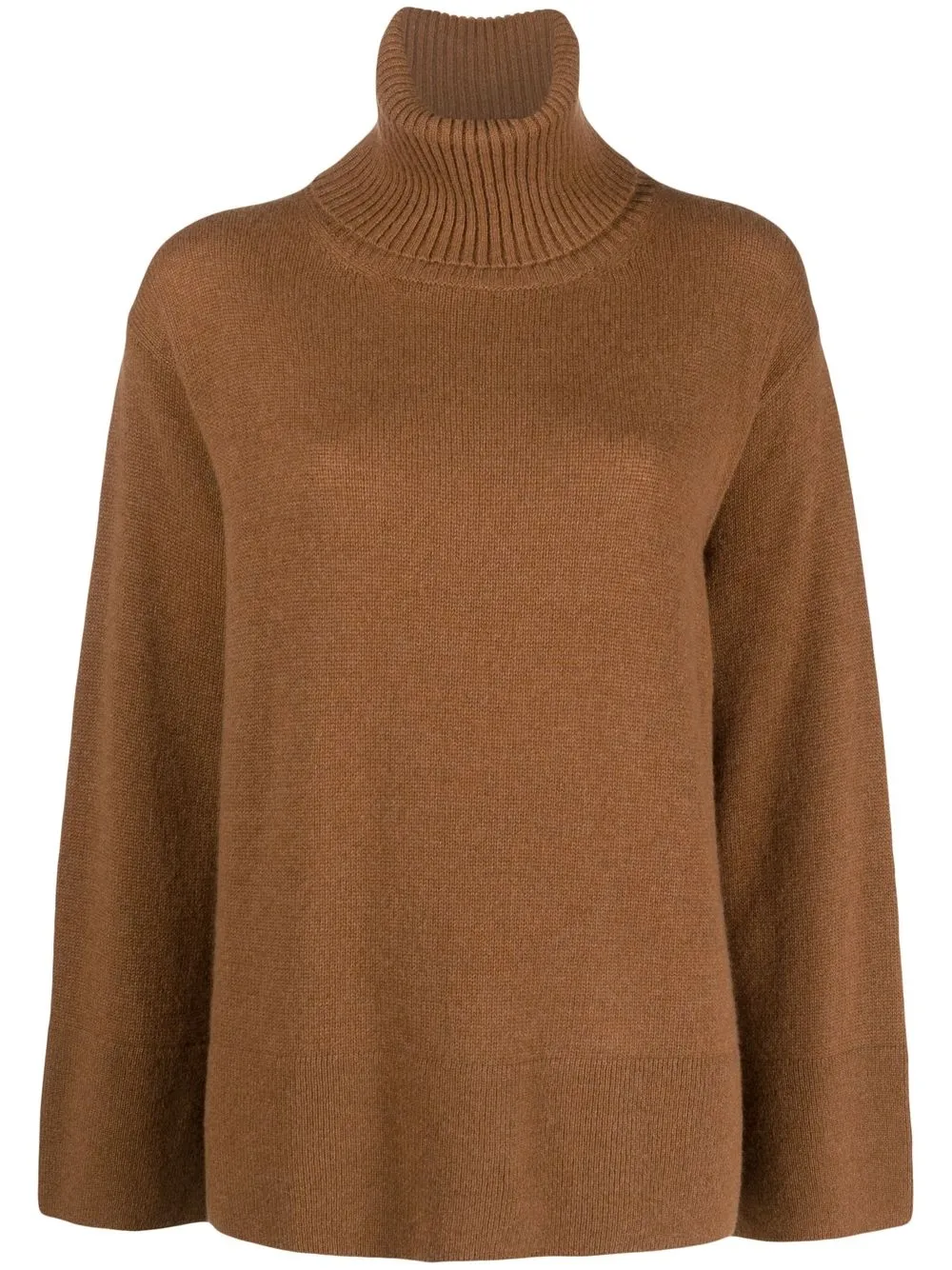 

Malo high-neck cashmere-blend jumper - Brown