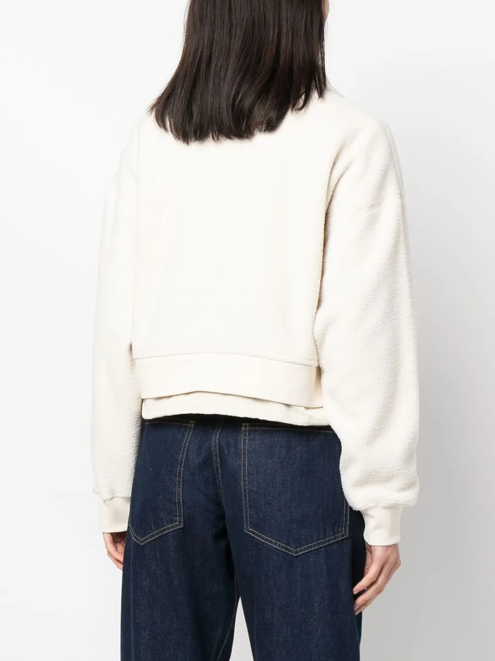 Mackage Monroe High-neck Sweatshirt In Nude | ModeSens