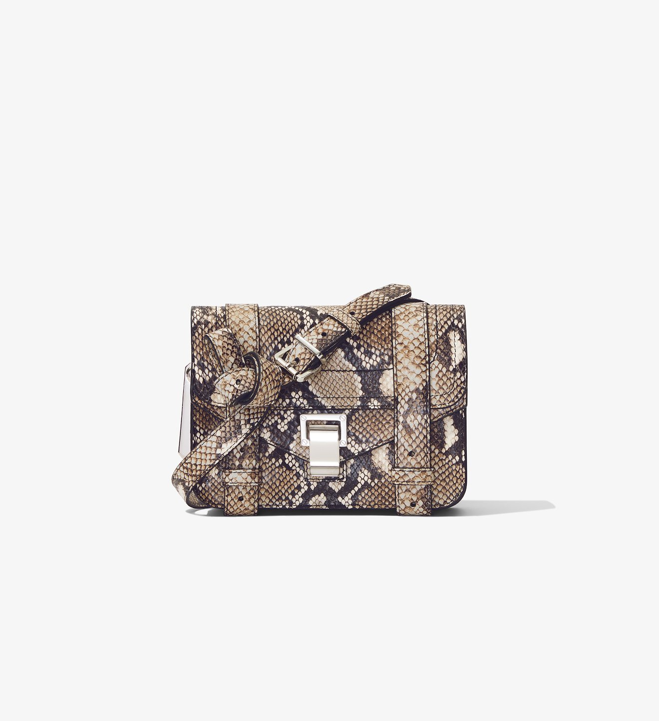 Printed Snake Ps1 Mini Crossbody Bag