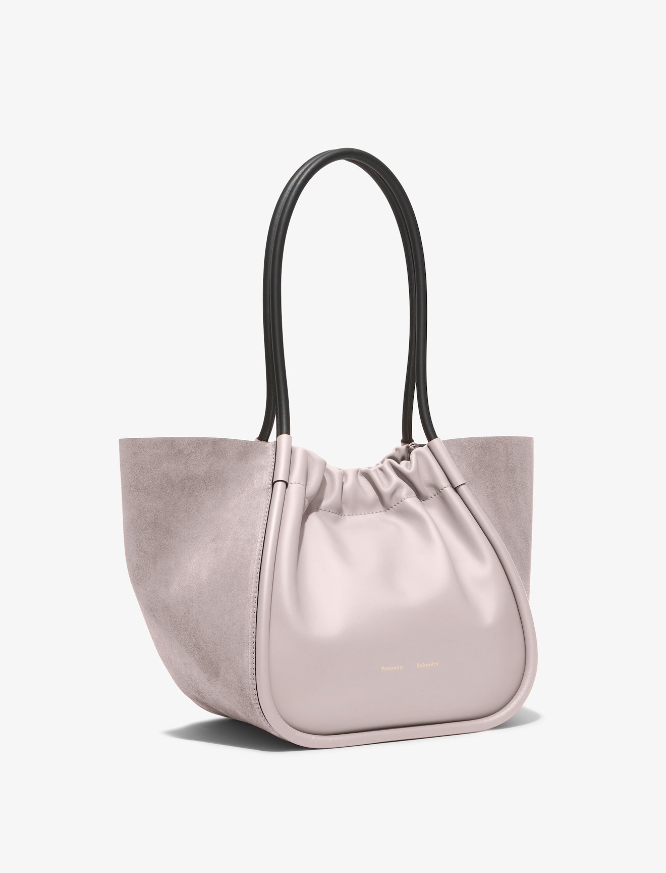 Suede Large Ruched Tote #1
